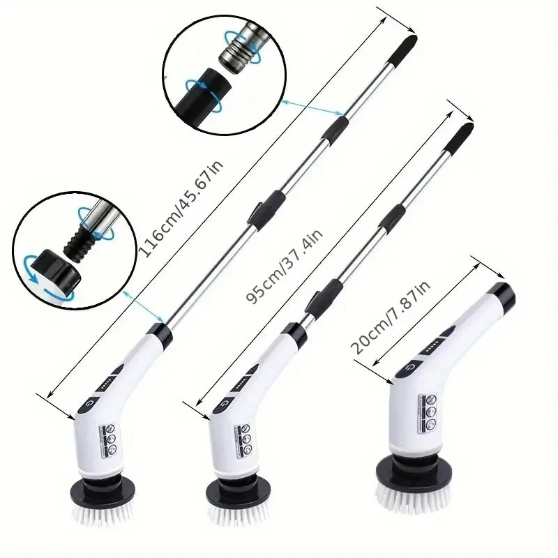 Cordless Rotating Electric Scrubber