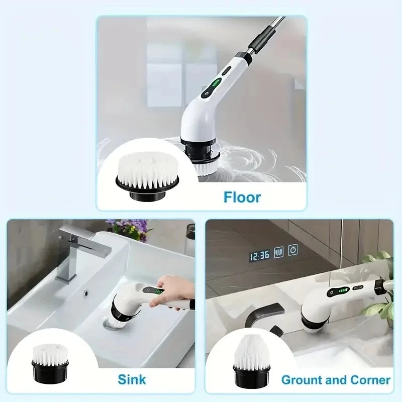 Cordless Rotating Electric Scrubber